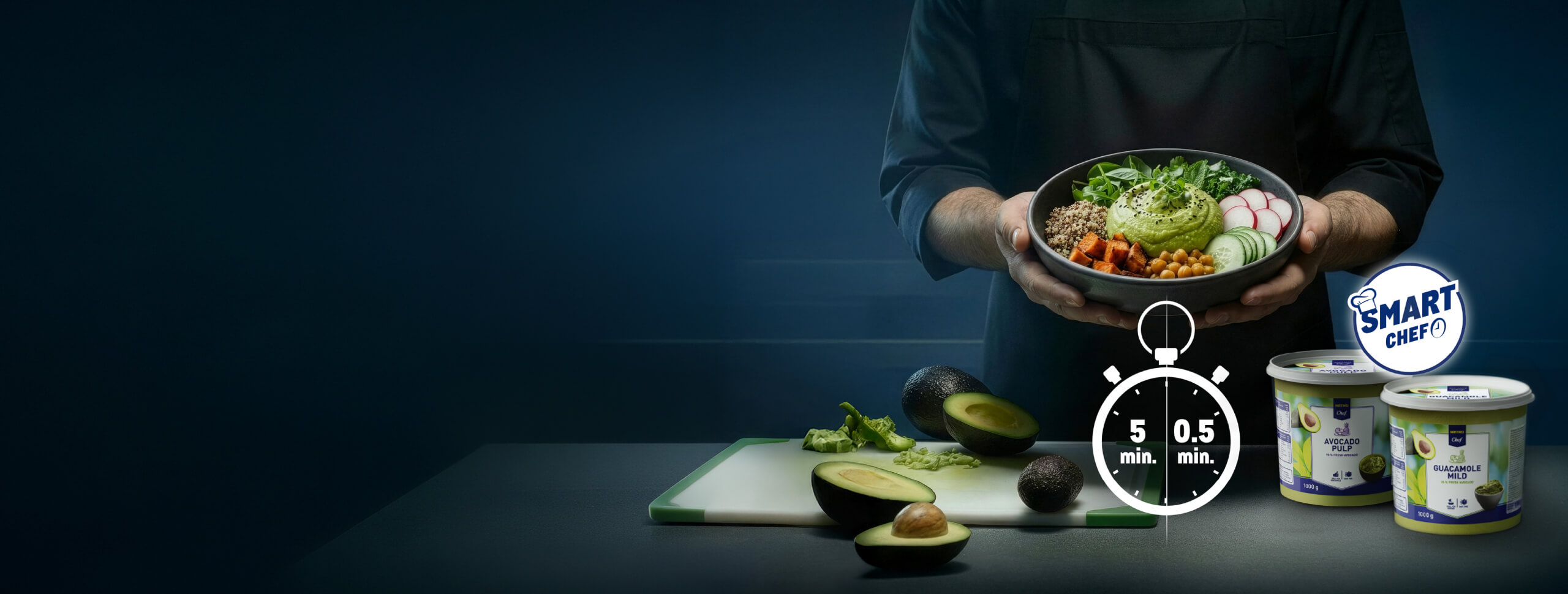 PromoçãoPolpa de Abacatee Guacamole