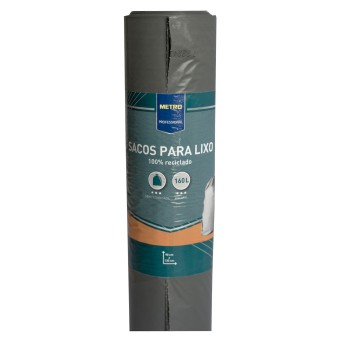 Saco Lixo Cinzento METRO Profissional 10X160 l