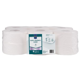 Papel Higinico Jumbo 2 Folhas 180 m METRO Profissional 12 Rolos