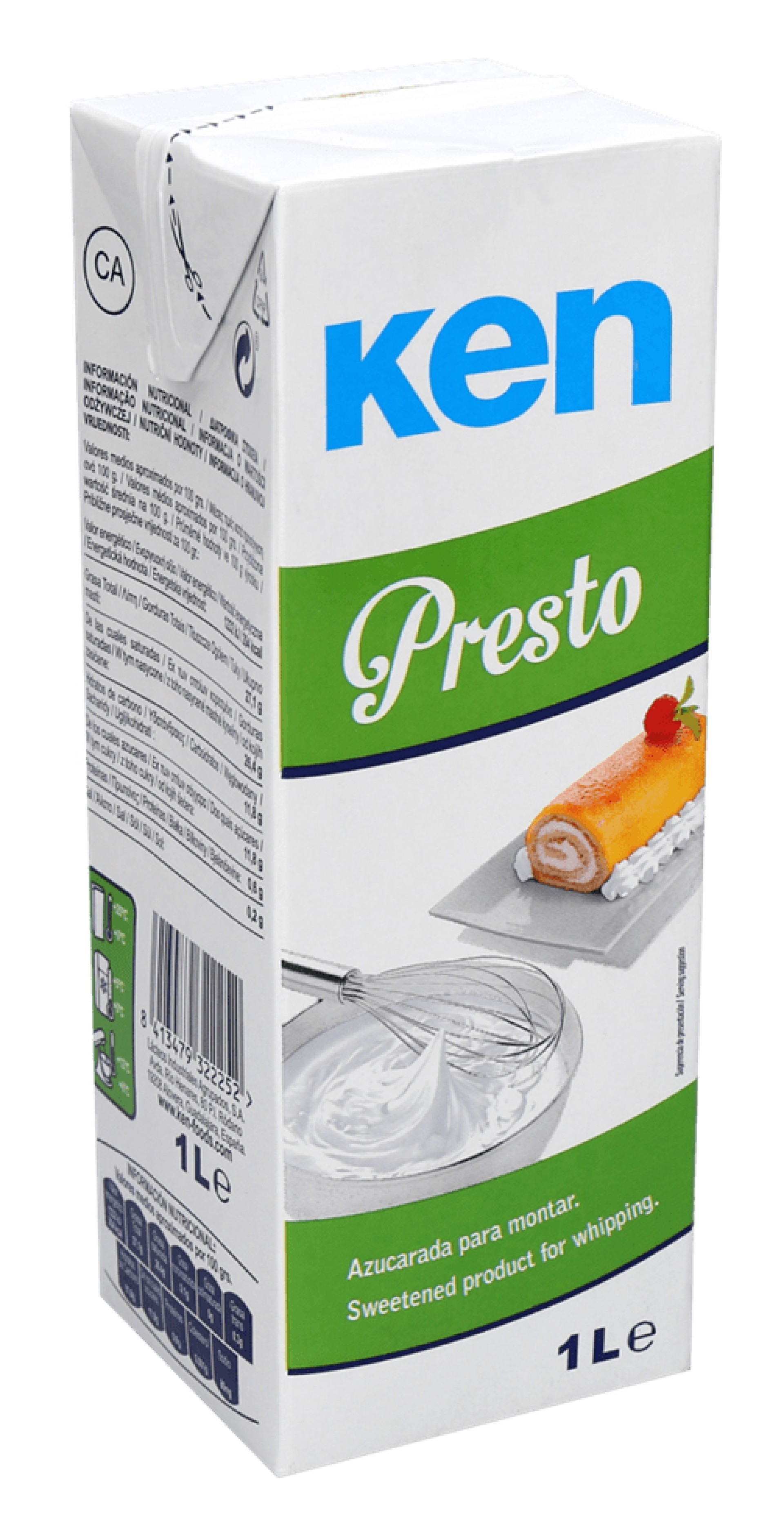 Preparado A�ucarado Presto Ken 12x1 l