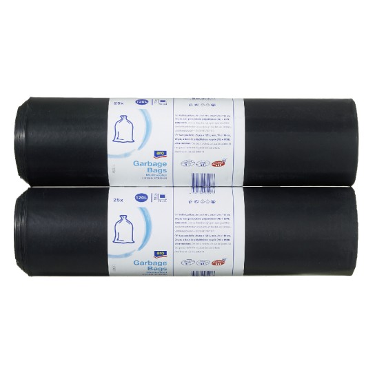 Saco Lixo 120 l aro 2x25 Un