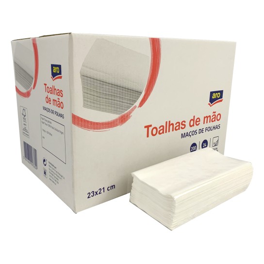 Toalha Mo Zig-zag 1 Folha 23X21 cm aro Emb. 4800 Un