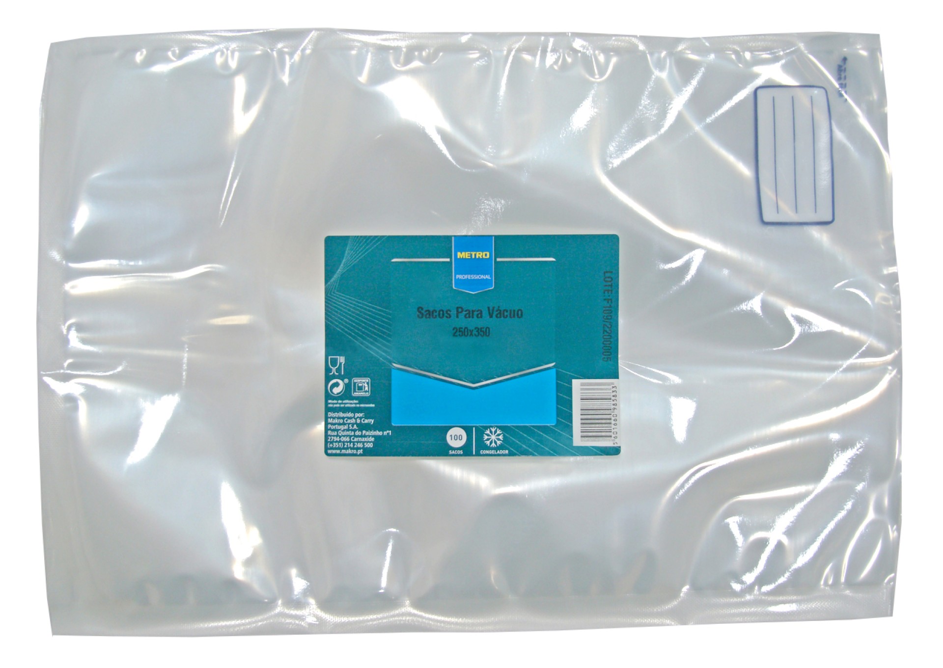 Saco Vácuo 250X350 cm METRO Profissional 100 Un Saco Vácuo 250X350 cm METRO Profissional 100 Un