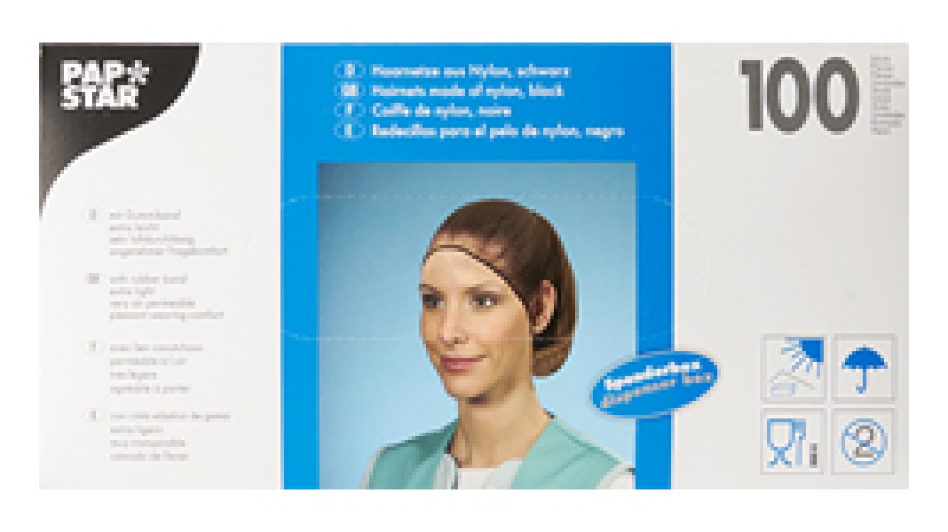 Redes Proteção Cabelo Negras 100 Un Redes Proteção Cabelo Negras 100 Un