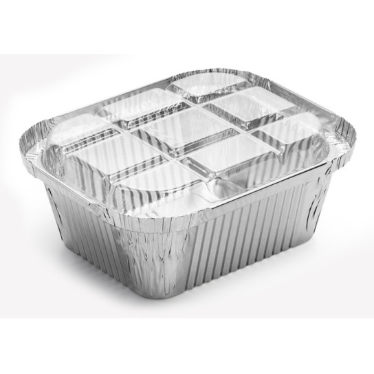 Forma Alum�nio c/ Tampa 450 ml METRO Profissional Emb. 25 Un