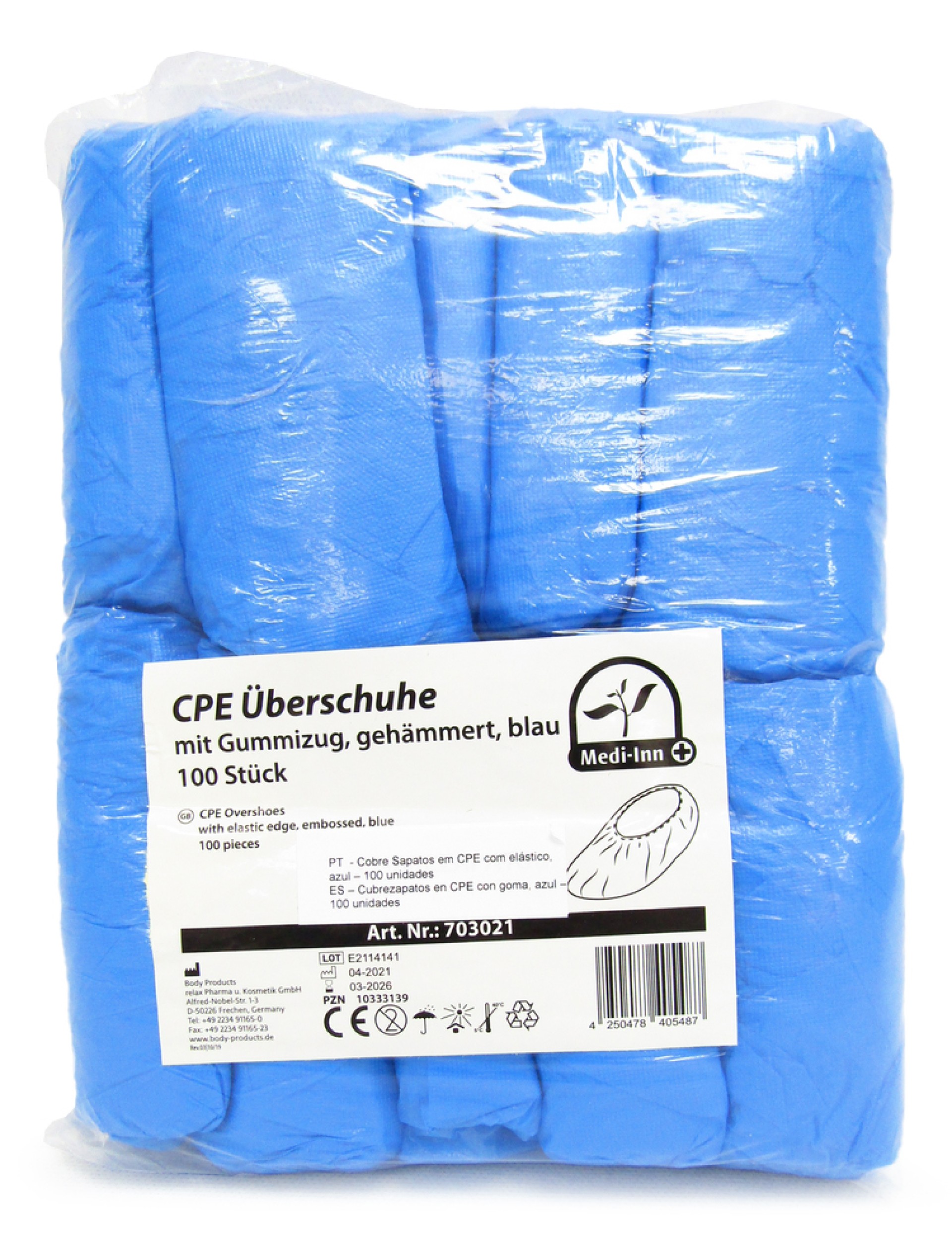 Cobre Sapatos Emb. 100 Un