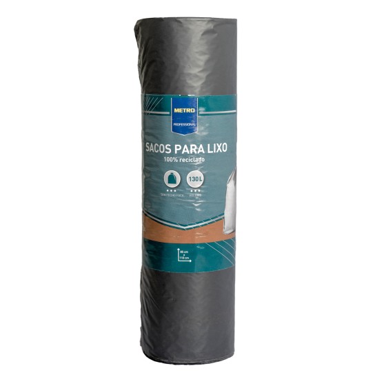 Saco Lixo Cinzento METRO Profissional 20X130 l