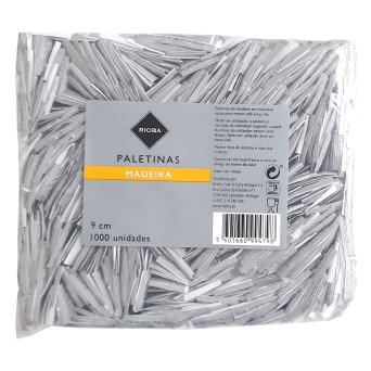Paletinas Madeira 9 cm RIOBA Emb. 1000 Un