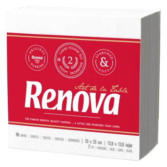 Guardanapo 2 Folhas 33X33 cm Renova Emb. 90 Un