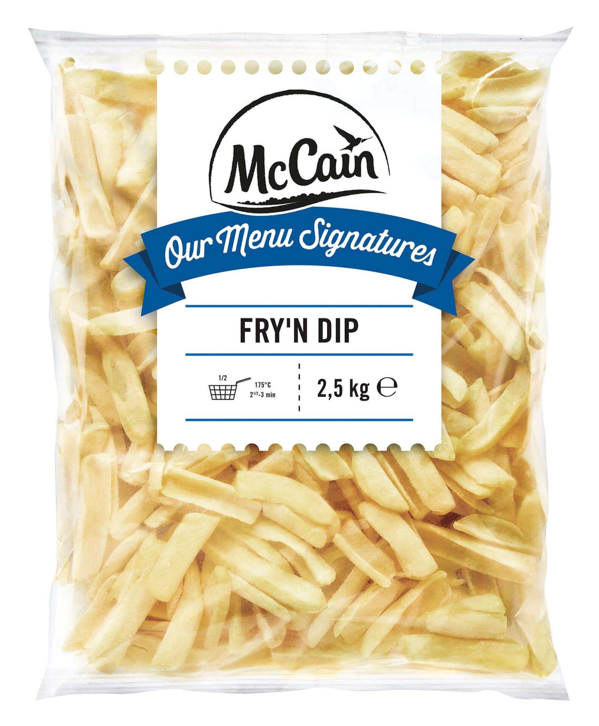 Batata Fry N Dip Congelada McCain 5x2,5 kg