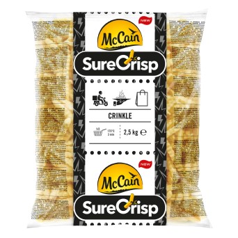 Batata Surecrisp Crinkle Congelada McCain 4x2,5 kg
