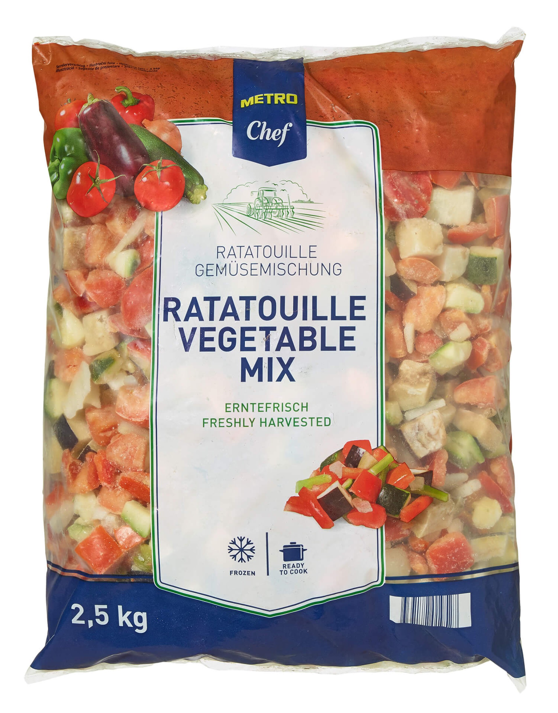 Ratatouille Congelado METRO Chef 4x2,5 kg Ratatouille Congelado METRO Chef 4x2,5 kg