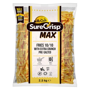 Batata Surecrisp MAX 10/10 Congelada McCain 4x2,5 kg