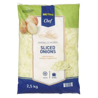 Cebola Rodelas Congelada METRO Chef 4x2,5 kg