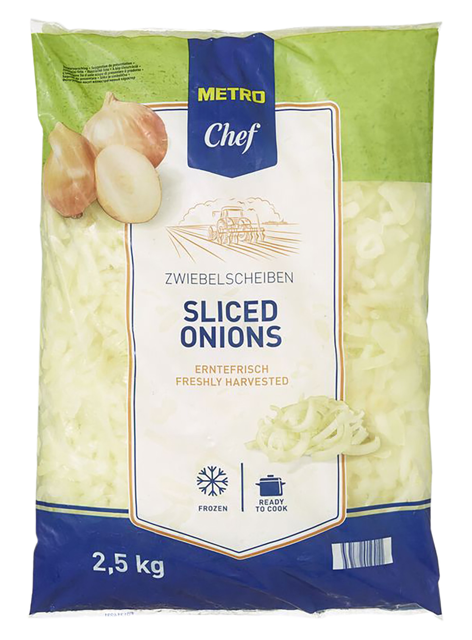 Cebola Rodelas Congelada METRO Chef 4x2,5 kg Cebola Rodelas Congelada METRO Chef 4x2,5 kg