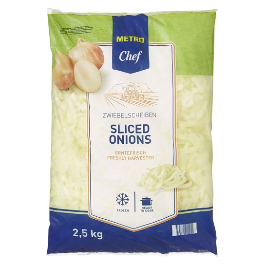 Cebola Rodelas Congelada METRO Chef 4x2,5 kg