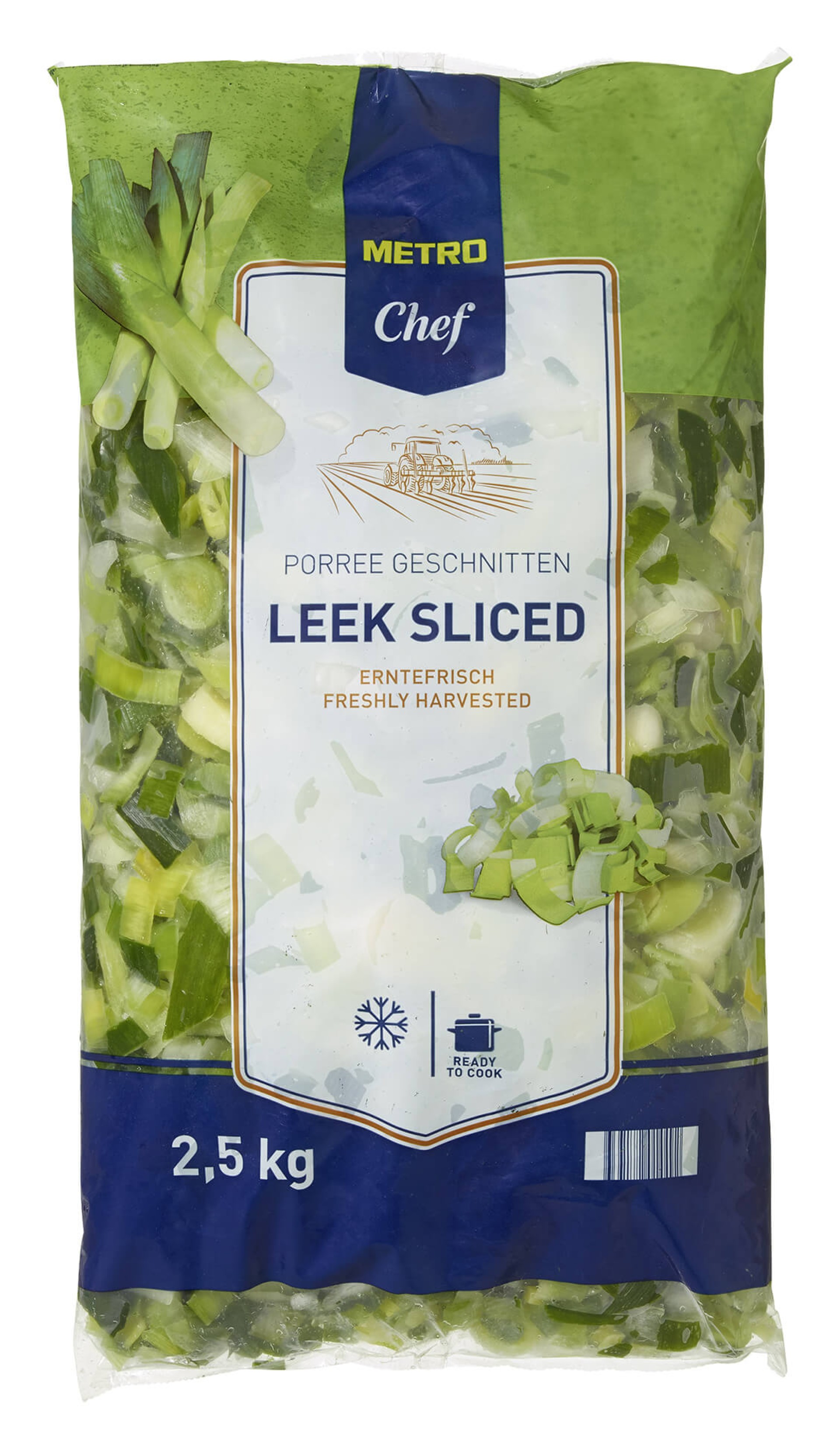 Alho Francês Fatiado Congelado METRO Chef 4x2,5 kg Alho Francês Fatiado Congelado METRO Chef 4x2,5 kg