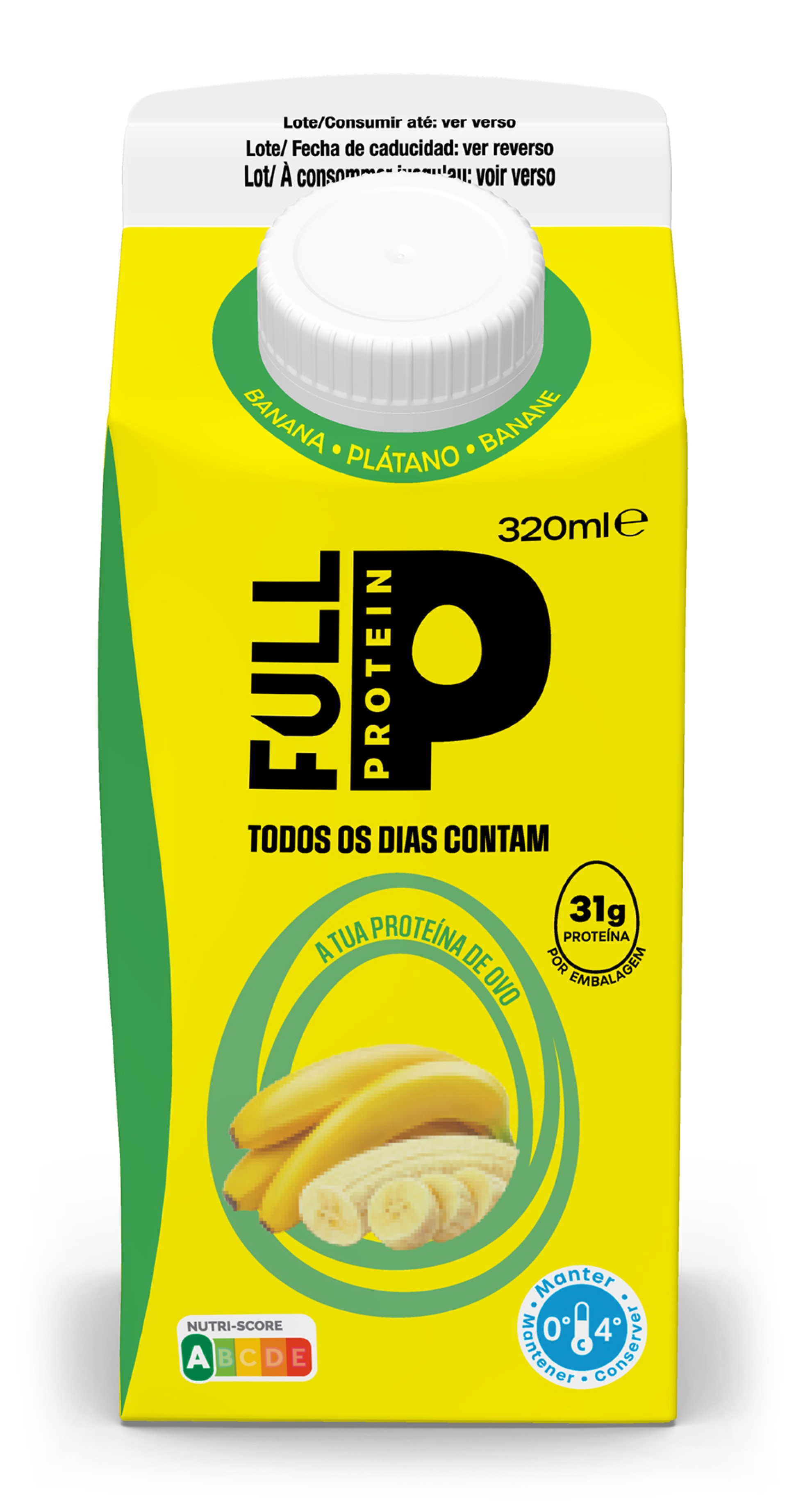 Bebida Proteica Banana Fullprotein 10x320 ml