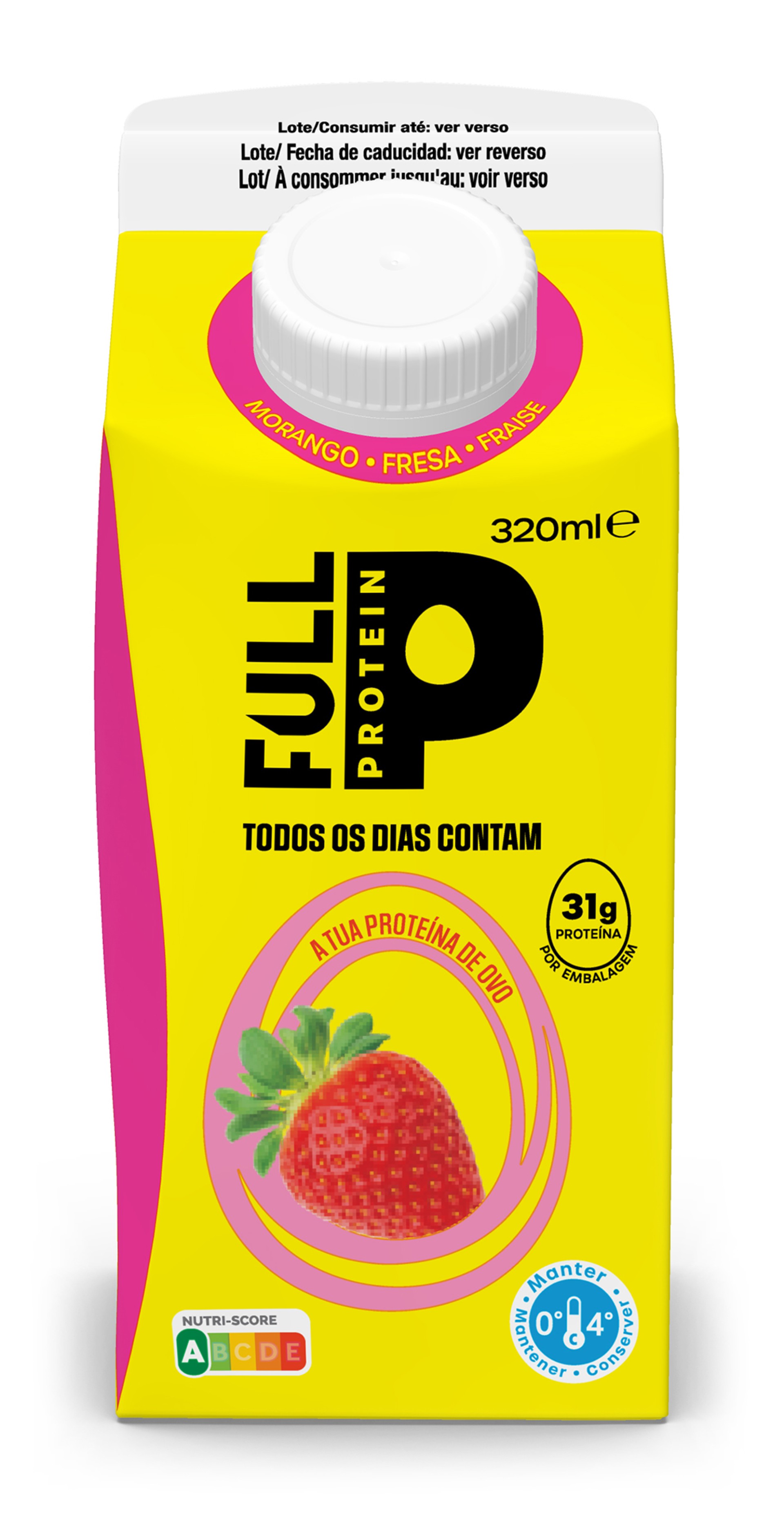 Bebida Proteica Morango Fullprotein 10x320 ml Bebida Proteica Morango Fullprotein 10x320 ml