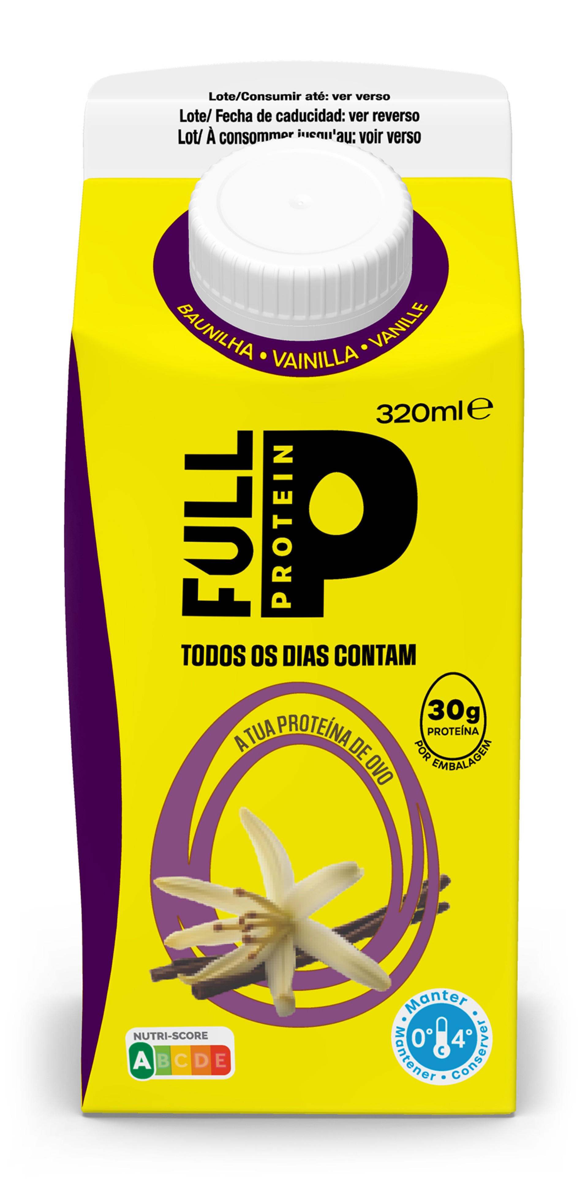 Bebida Proteica Baunilha Fullprotein 10x320 ml Bebida Proteica Baunilha Fullprotein 10x320 ml