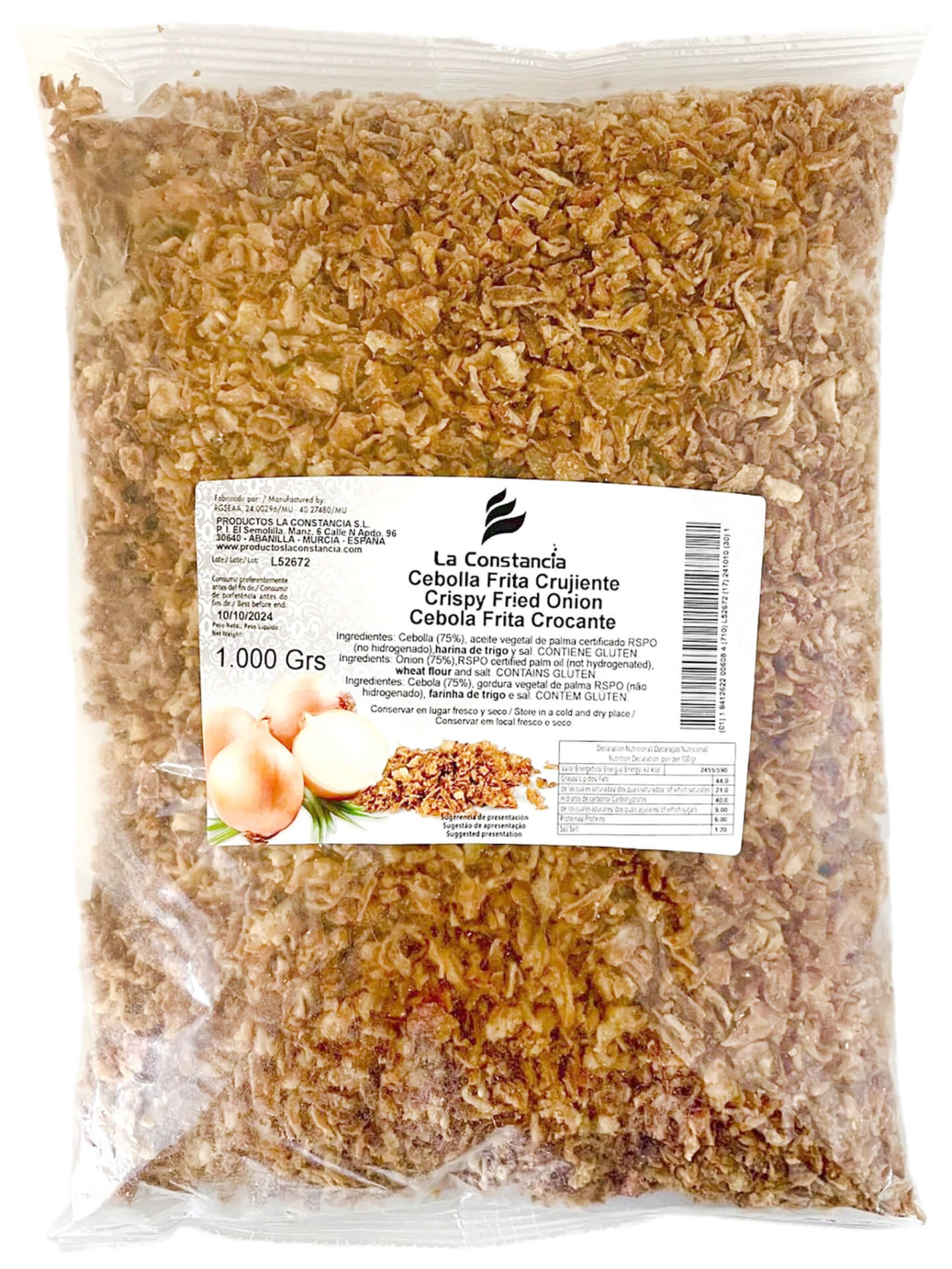 Cebola Frita Desidratada 5x1 kg Cebola Frita Desidratada 5x1 kg