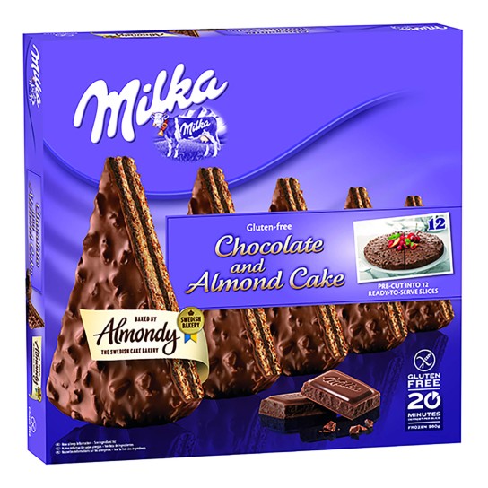 Bolo Am�ndoa Chocolate Milka Congelado 980 g