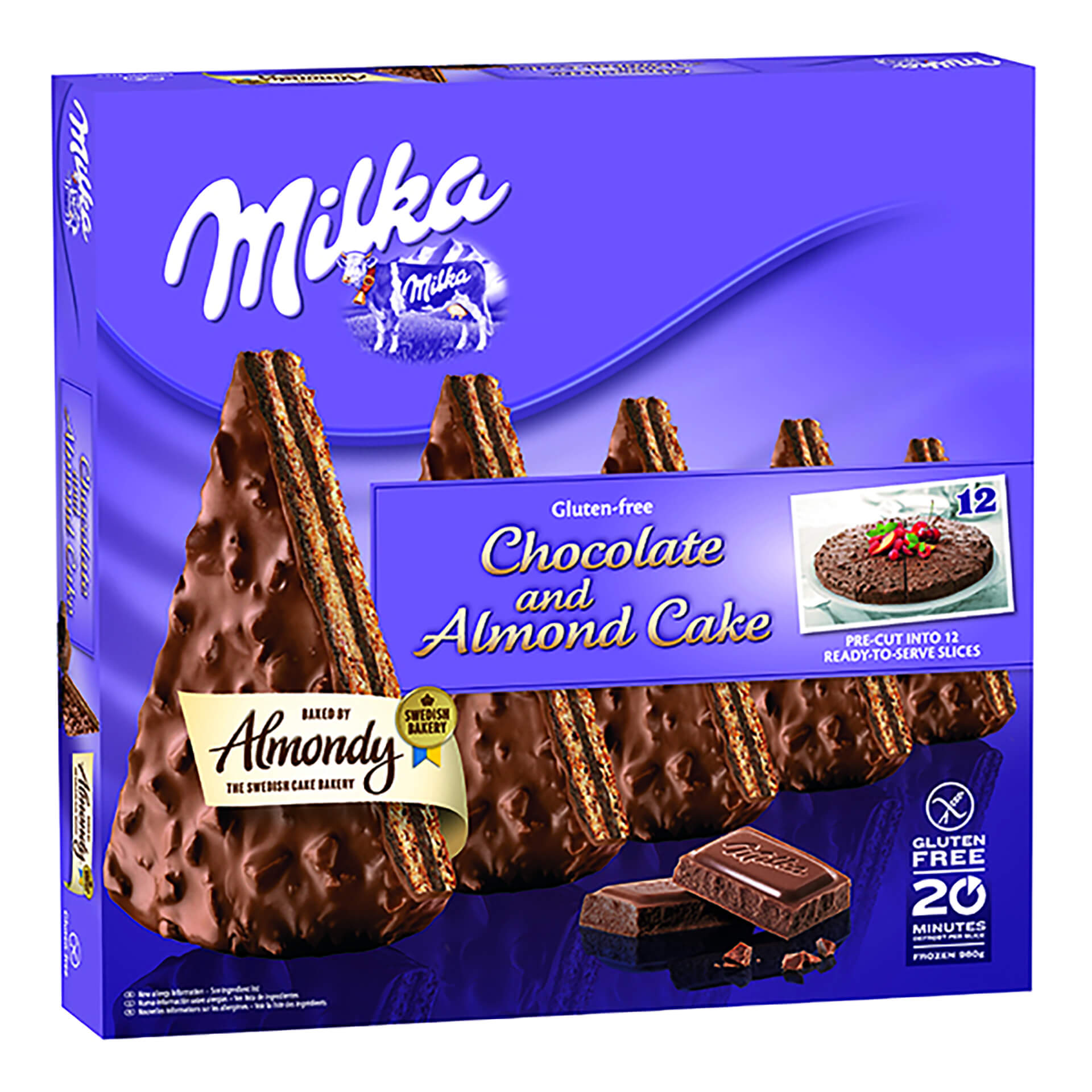 Bolo Am�ndoa Chocolate Milka Congelado 980 g