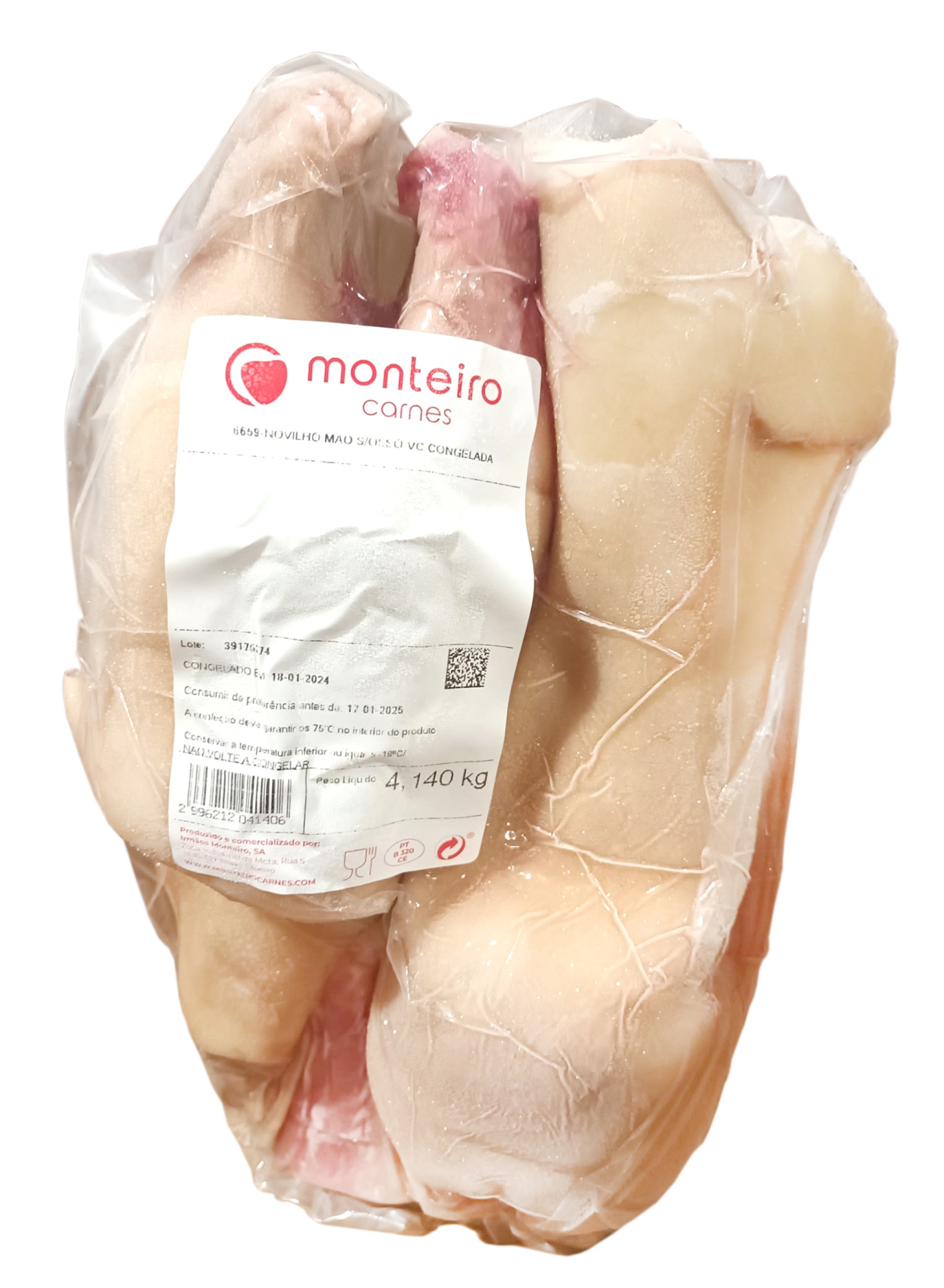 Novilho M�o s/ Osso Congelada V�cuo