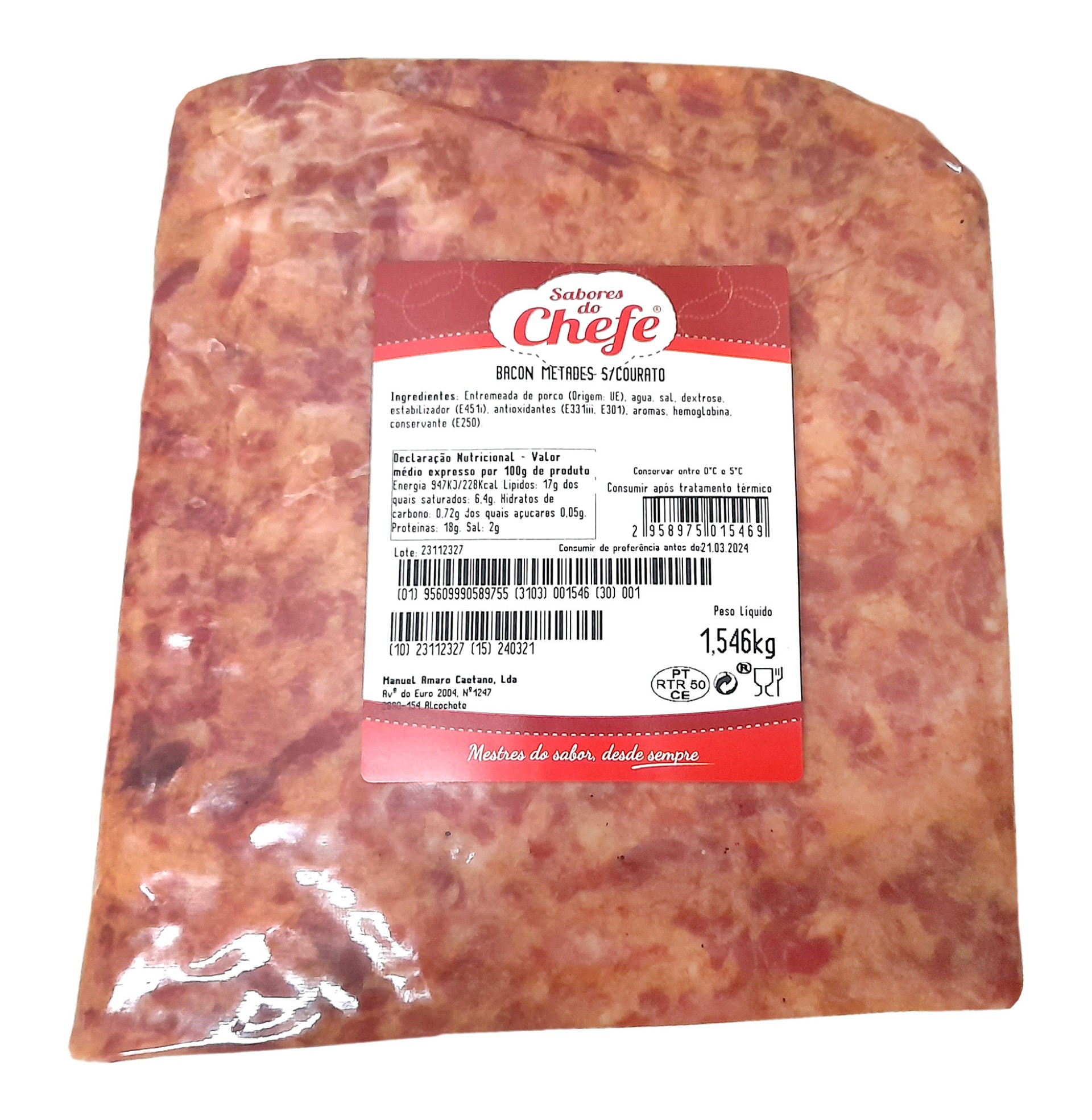 Bacon Metades Sabores do Chefe