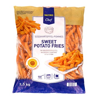 Batata Doce Palito Congelada METRO Chef 4x2,5 kg