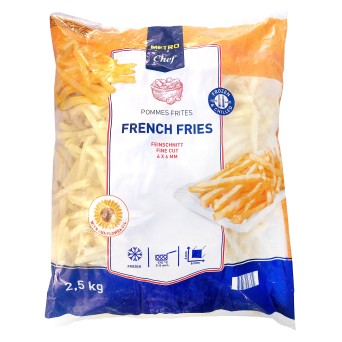 Batata Allumete Congelada METRO Chef 4x2,5 kg
