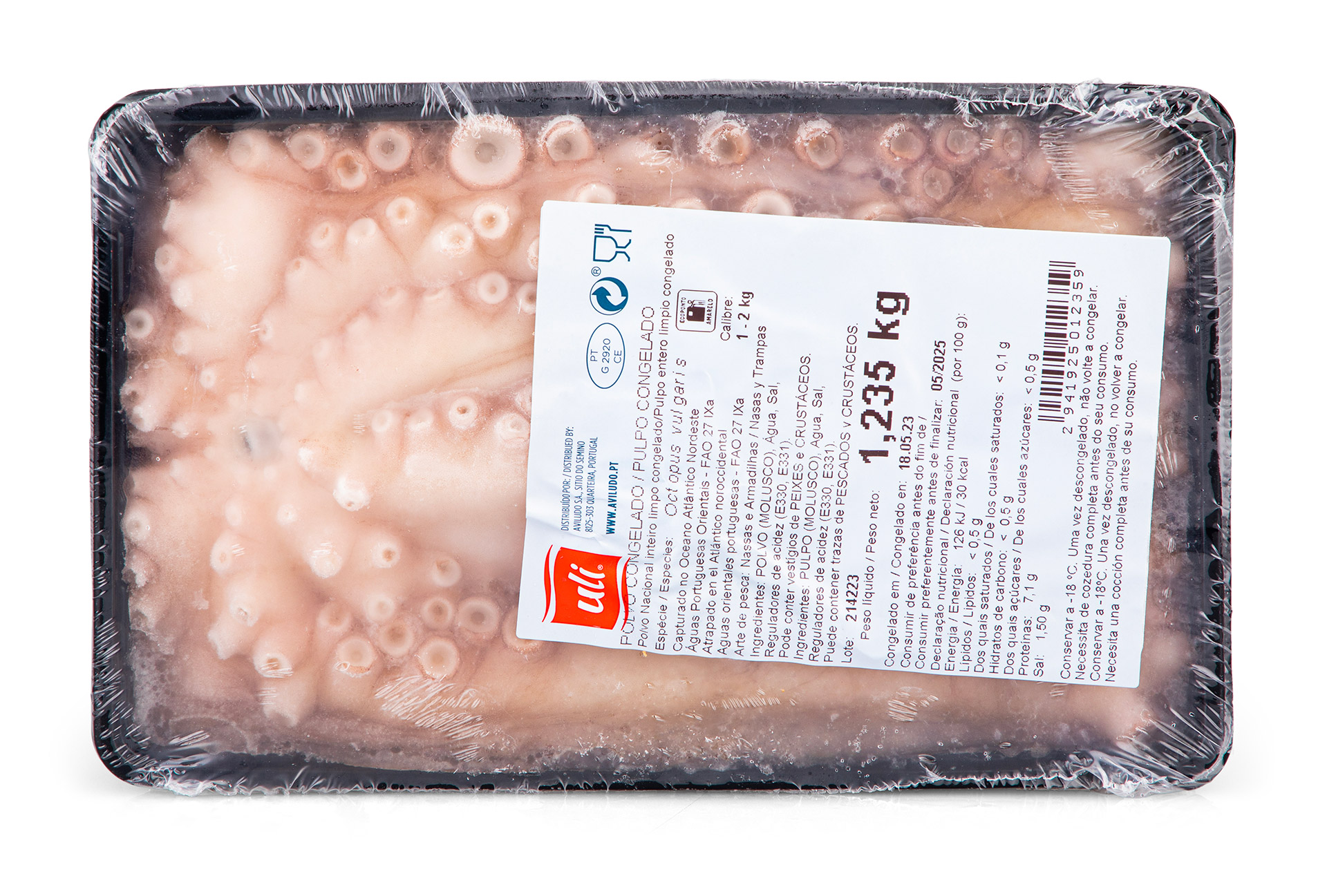 Polvo Nacional 1000/2000 Congelado Uli Polvo Nacional 1000/2000 Congelado Uli