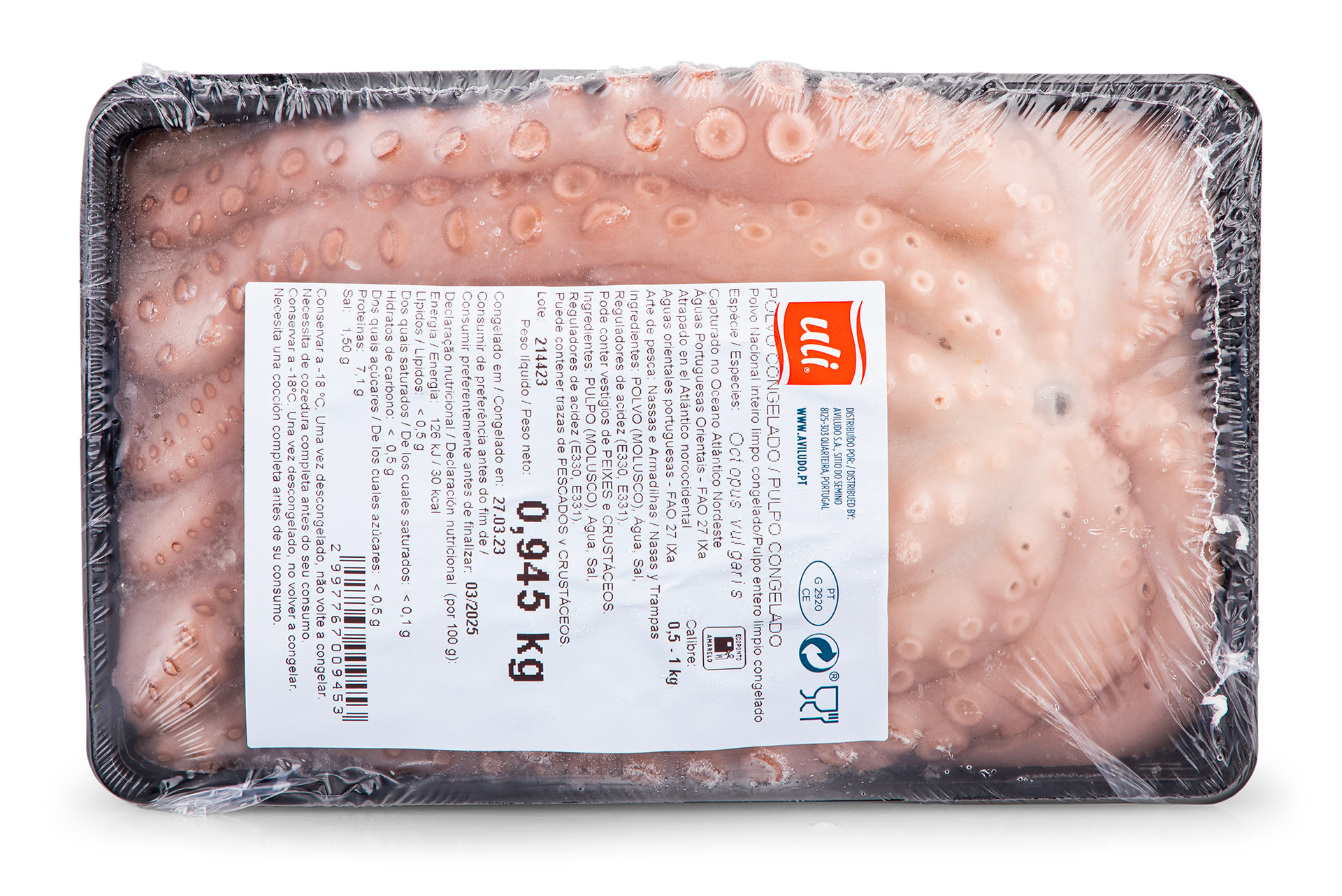 Polvo Nacional 500/1000 Congelado Uli Polvo Nacional 500/1000 Congelado Uli