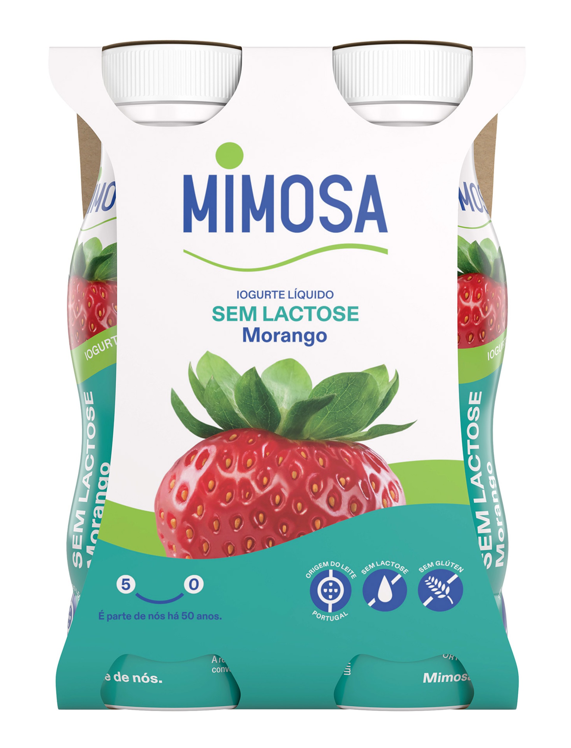 Iogurte Líquido Morango s/ Lactose Mimosa 24x151 ml Iogurte Líquido Morango s/ Lactose Mimosa 24x151 ml