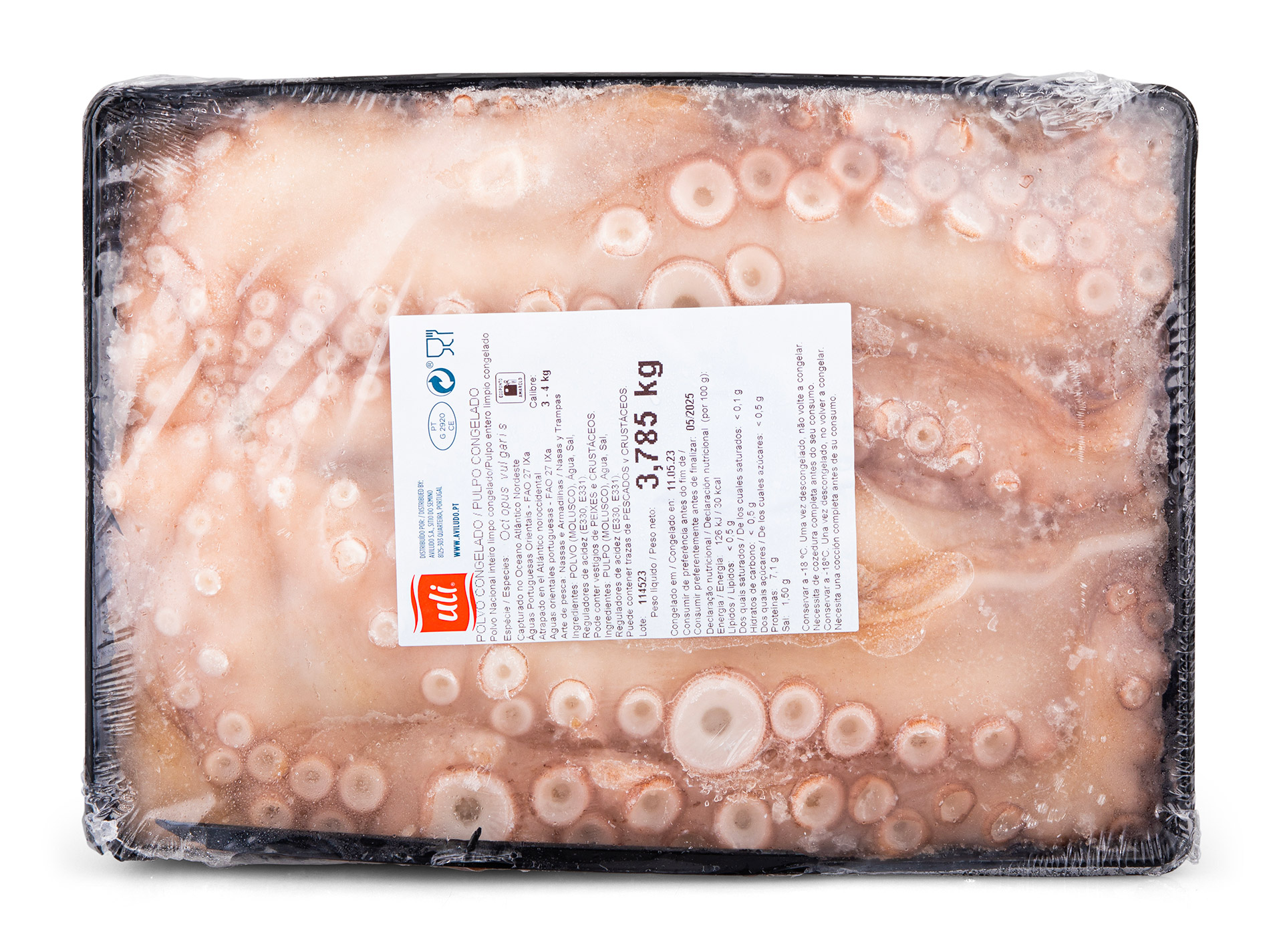 Polvo Nacional 3000/4000 Congelado Uli Polvo Nacional 3000/4000 Congelado Uli