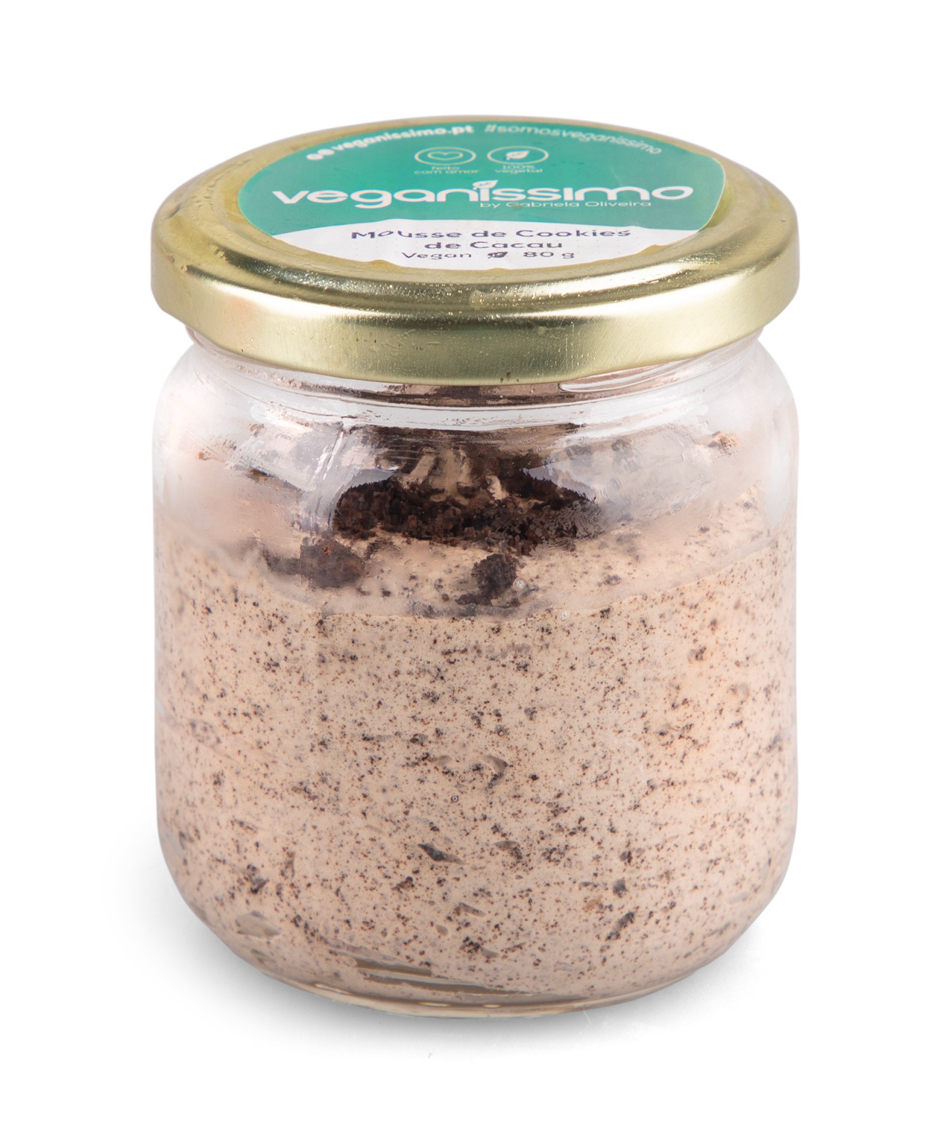 Mousse Cookies Cacau Vegan Congelada 15x80 g