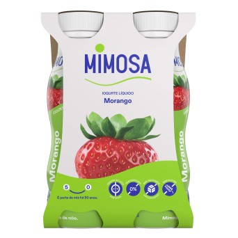 Iogurte Lquido Morango Mimosa 24x151 ml