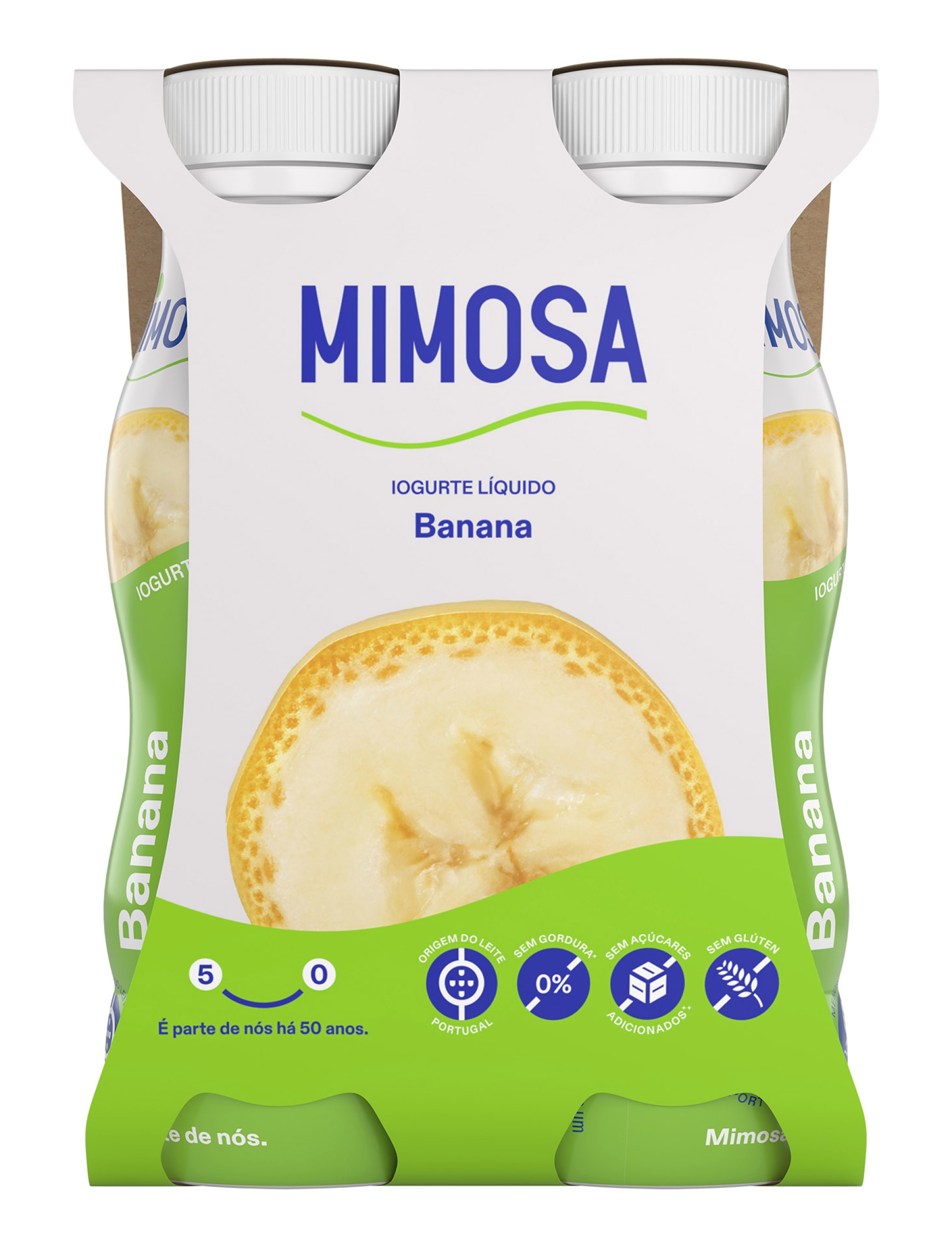 Iogurte L�quido Banana Mimosa 24x151 ml