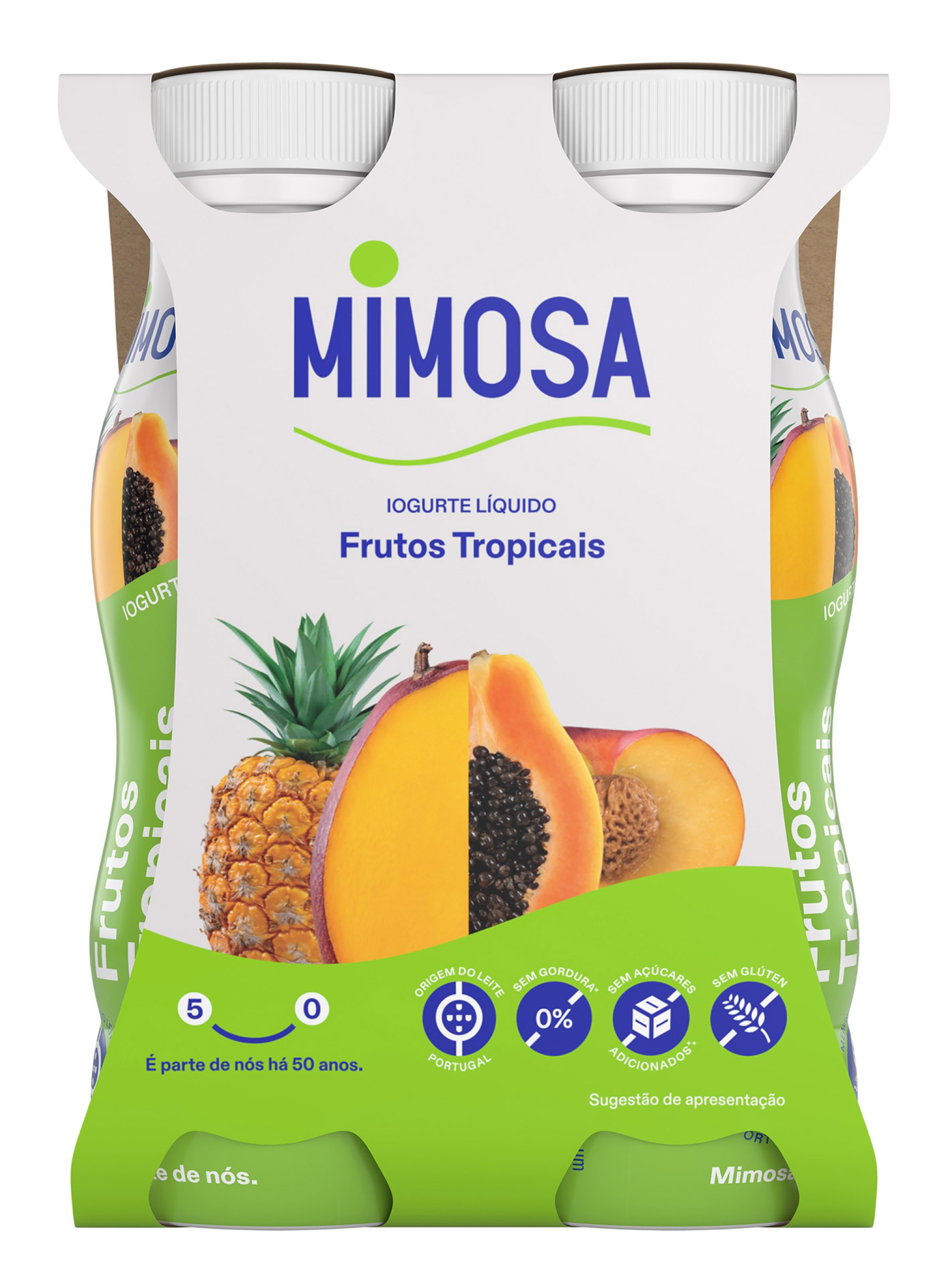 Iogurte L�quido Frutos Tropicais Mimosa 24x151 ml