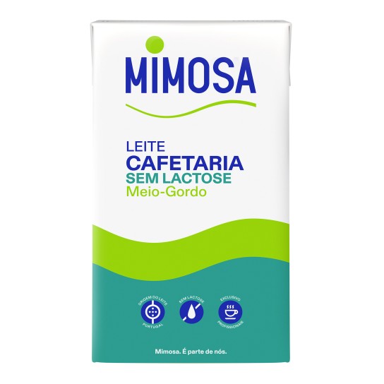 Leite UHT Meio Gordo s/ Lactose Mimosa 6x1 l