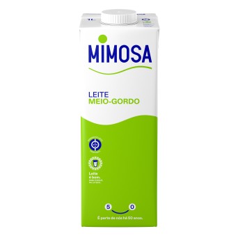 Leite UHT Meio Gordo Mimosa 6x1 l