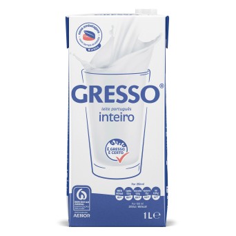 Leite UHT Gordo Gresso 6x1 l