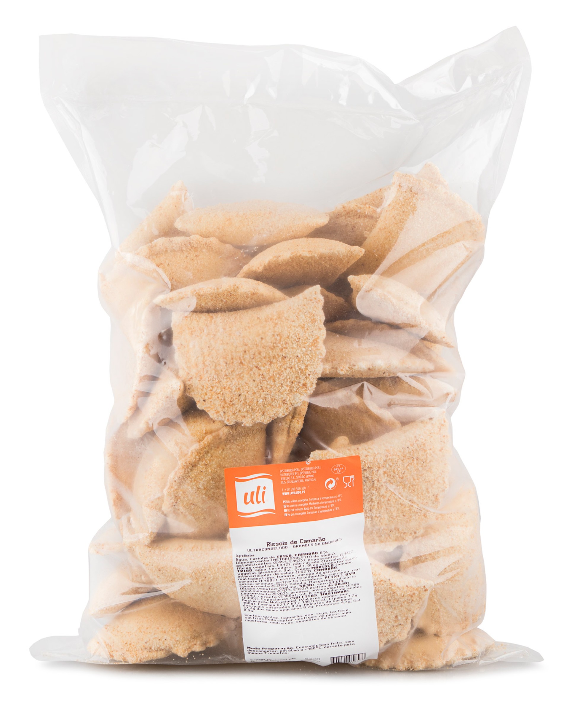 Riss�is Camar�o Grandes Congelados Uli Cx 50 Un