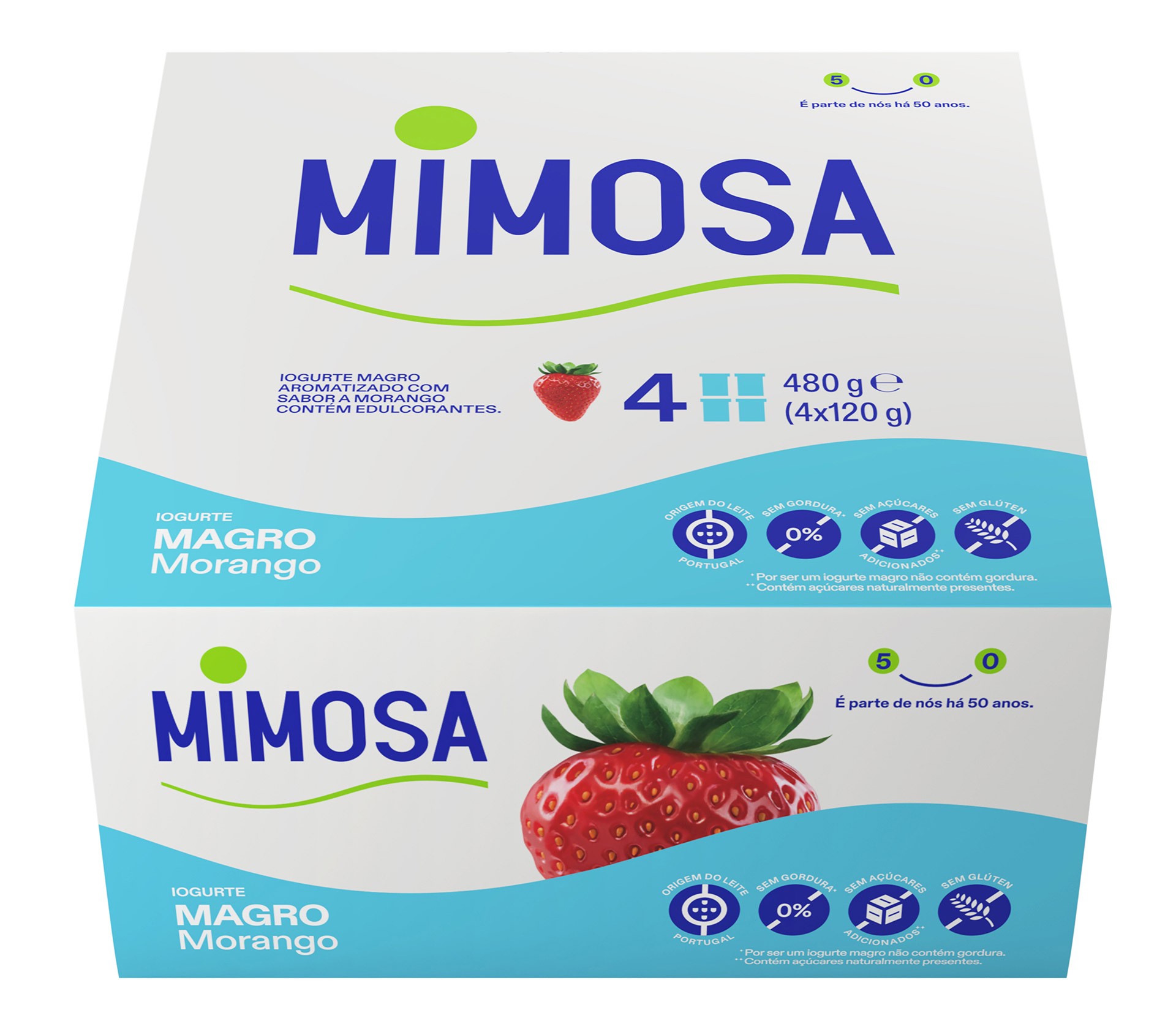 Iogurte Aroma Morango Magro Mimosa 24x120 g Iogurte Aroma Morango Magro Mimosa 24x120 g