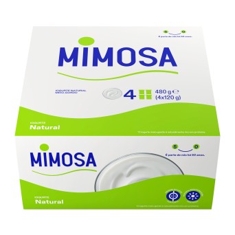 Iogurte Natural Mimosa 24x120 g