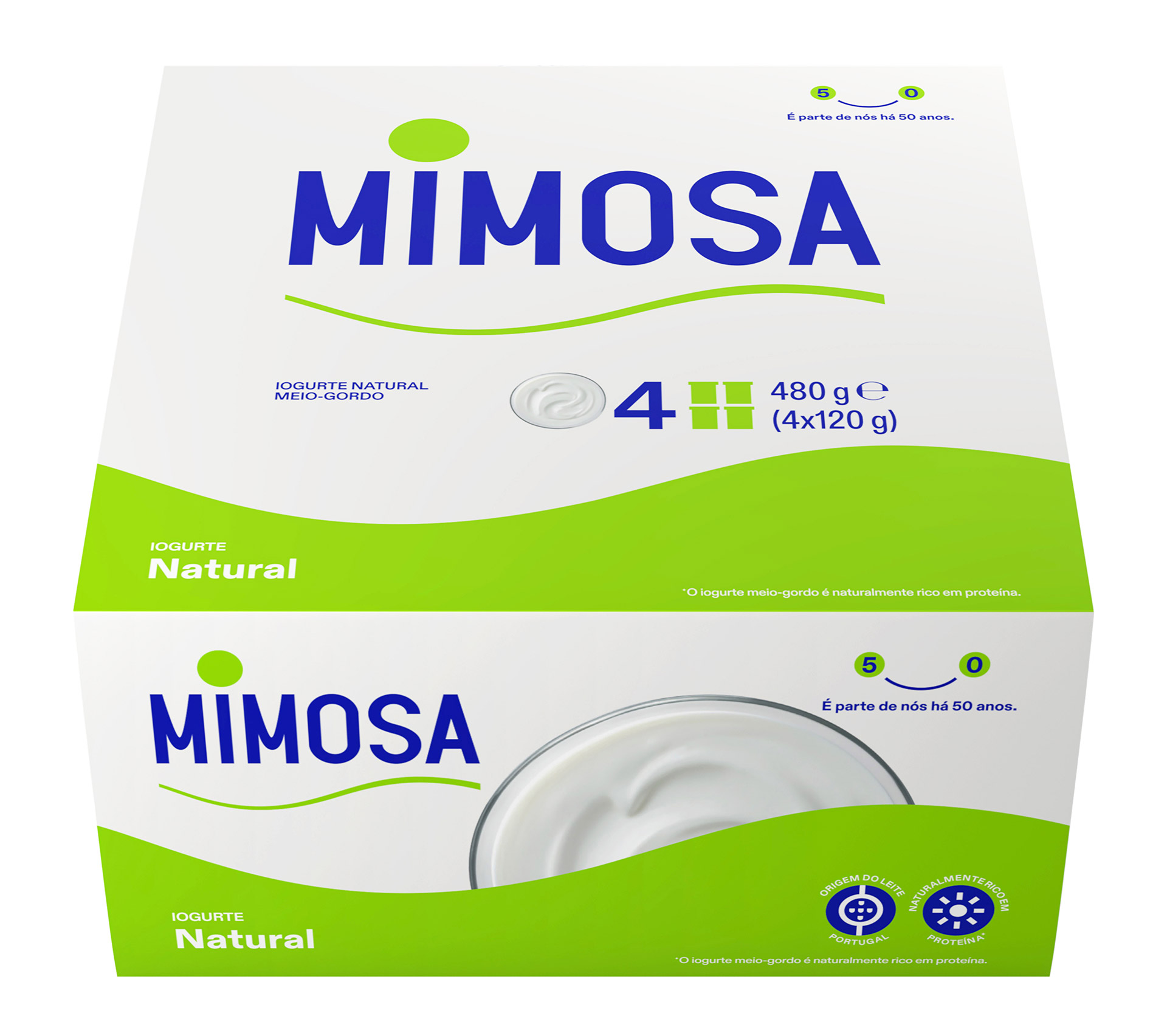 Iogurte Natural Mimosa 24x120 g