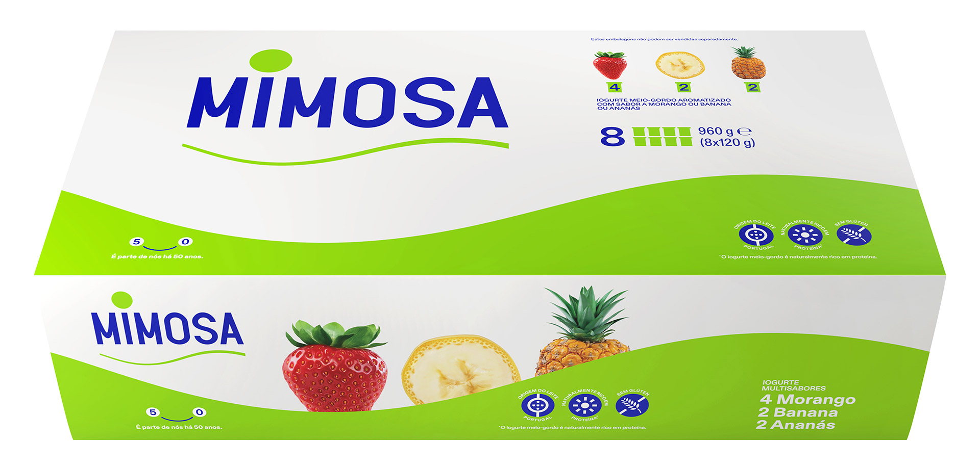Iogurte Aroma Multisabores Mimosa 24x120 g Iogurte Aroma Multisabores Mimosa 24x120 g