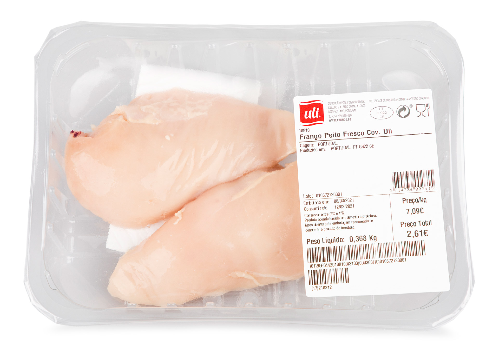 Frango Peito Fresco Uli Cuvete