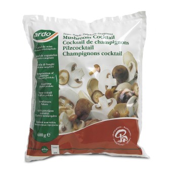 Cogumelos Cocktail Congelados Ardo 10x600 g