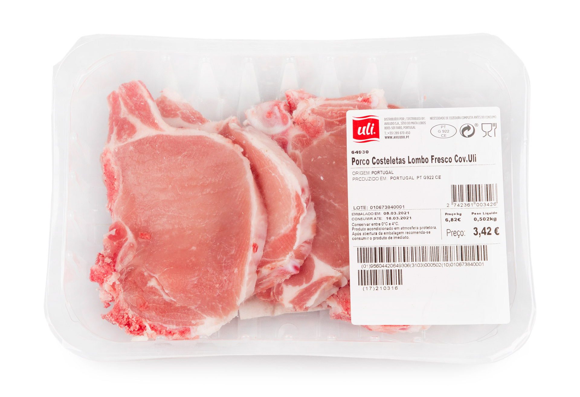 Porco Costeletas Lombo Frescas Uli Cuvete Porco Costeletas Lombo Frescas Uli Cuvete